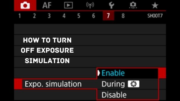 How To Get Rid Of EXP SIM On Canon Camera