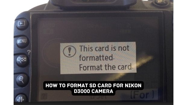 How To Format SD Card For Nikon D3000 Camera